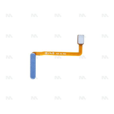 Capteur d'empreintes digitales et Nappe On/Off pour Samsung Galaxy A25 5G A256B – Optimistic Blue – OEM