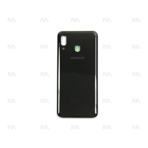 Vitre Arrière Sans Lentille Original OEM pour Samsung Galaxy A20 A205F - Noir
