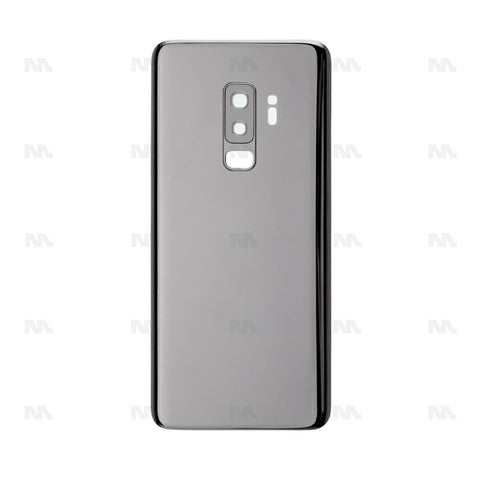 Vitre arrière pour Samsung Galaxy S9 Plus G965F avec objectif gris titane OEM