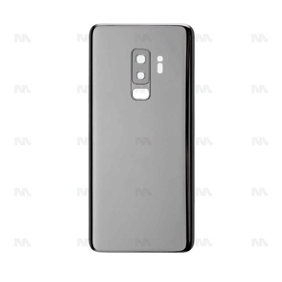 Vitre arrière pour Samsung Galaxy S9 Plus G965F avec objectif gris titane OEM
