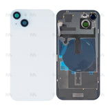 Vitre arrière avec NFC (Grand contour caméra) Compatible pour Apple iPhone 15 - Bleu