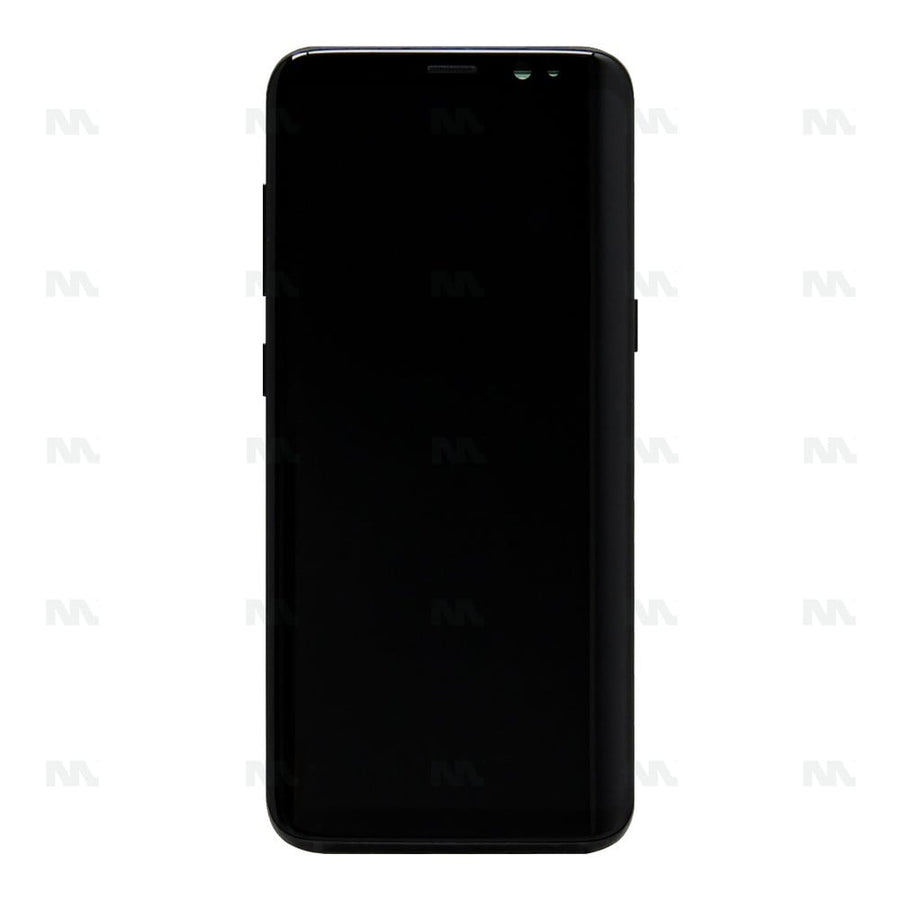 Chassis + Ecran Officiel Service Pack + Vitre pour Samsung Galaxy S8 G950F - Noir