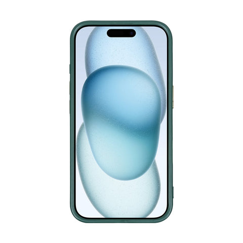 Étui Rixus Classic 04 avec MagSafe pour Apple iPhone 16 Plus vert foncé