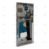 Écran complet sur châssis Soft-OLED pour Samsung Galaxy Note 20 Ultra N985F, Ultra 5G N986B - Blanc