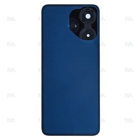Vitre arrière pour Xiaomi Redmi 13 4G avec objectif, noir nuit, OEM