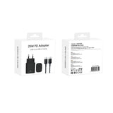 Adaptateur PD CH25W09 USB-C vers USB-C 25 W noir