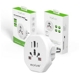 Adaptateur secteur Rixus RXHC27 pour l'UE, blanc