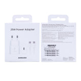 Adaptateur secteur Samsung 25W + câble USB-C Samsung EP-T2510XWEGEU - Blanc - Original