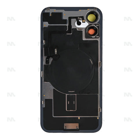 Vitre Arrière avec NFC Grand Trou Compatible pour Apple iPhone 16 Plus - Blanc