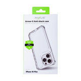 Étui antichoc Rixus Armor-X pour Apple iPhone 16 Plus transparent