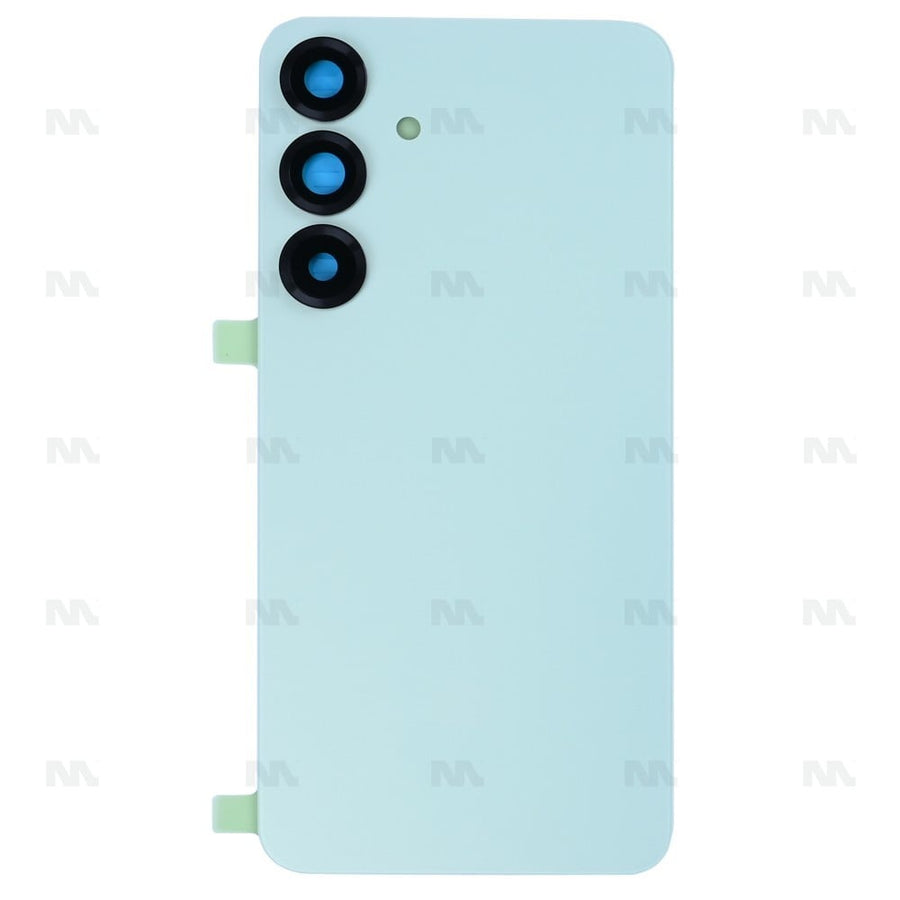 Vitre arrière pour Samsung Galaxy S25 Plus S936B avec lentille, couleur menthe, OEM