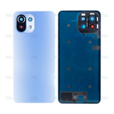 Vitre arrière pour Xiaomi Mi 11 Lite avec objectif bleu bubblegum OEM