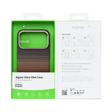 Coque Ultra-Fine Rixus Alpine Compatible MagSafe RXA130 Pour Apple iPhone 17 Pro, 18 Pro Rayé Marron