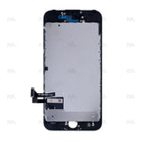 Ecran avec plaque arrière pour Apple iPhone 7 - Compatible - Noir