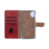 Bibliothèque Rixus pour Samsung Galaxy A07 Rouge foncé