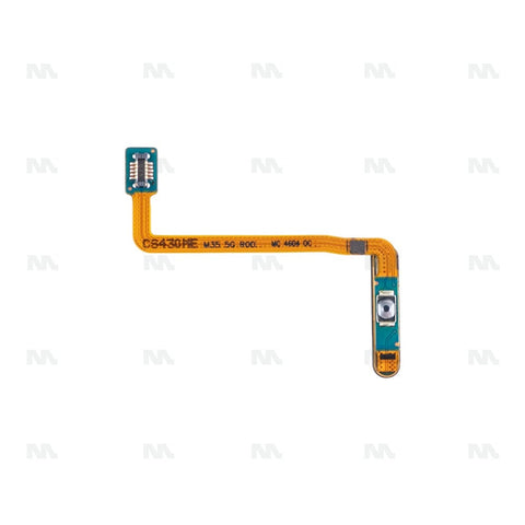 Capteur d'empreintes digitales Samsung Galaxy M35 M356B avec bouton d'alimentation, bleu foncé, OEM