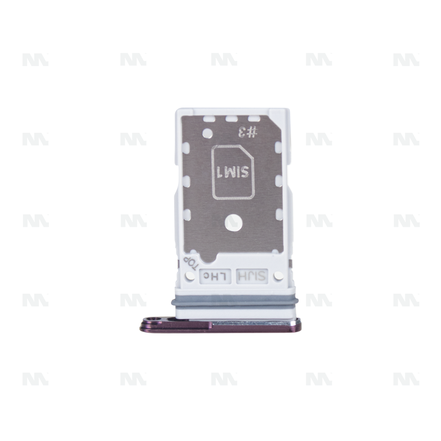 Support pour carte SIM pour Samsung Galaxy S22 Ultra S908B - Rouge - OEM