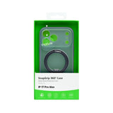 Coque Rixus SnapGrip 360 avec Anneau Support pour Apple iPhone 17 Pro Max - Bleu