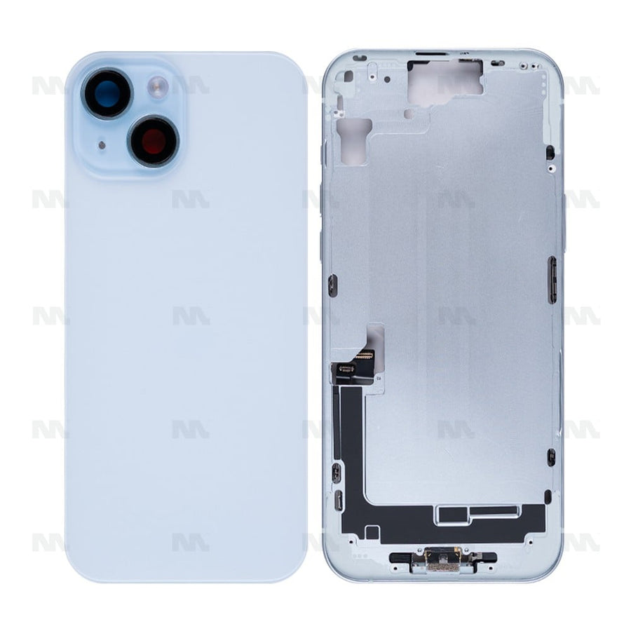 Boîtier avec petites pièces pour Apple iPhone 15 Plus - Bleu - OEM