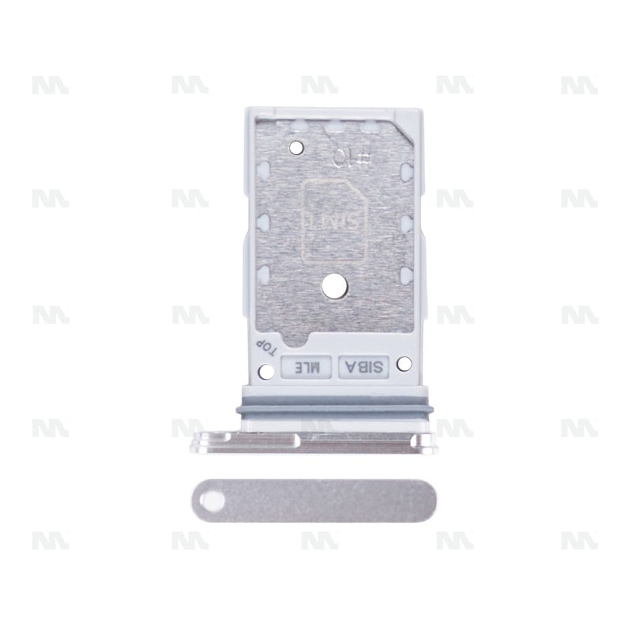 Support de carte SIM pour Samsung Galaxy S24 S921B, S24 Plus S926B – Gris marbré – OEM