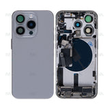 Boîtier pour Apple iPhone 15 Pro avec petites pièces en titane naturel OEM