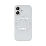Coque Rixus SnapGrip 360 avec Anneau Support pour Apple iPhone 16 - Blanc