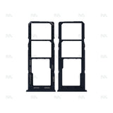 Support pour carte SIM pour Samsung Galaxy A12 A125F - Noir - OEM