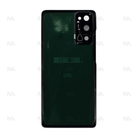 Vitre arrière pour Samsung Galaxy S20 FE 5G G781B avec objectif, blanc nuage, Original
