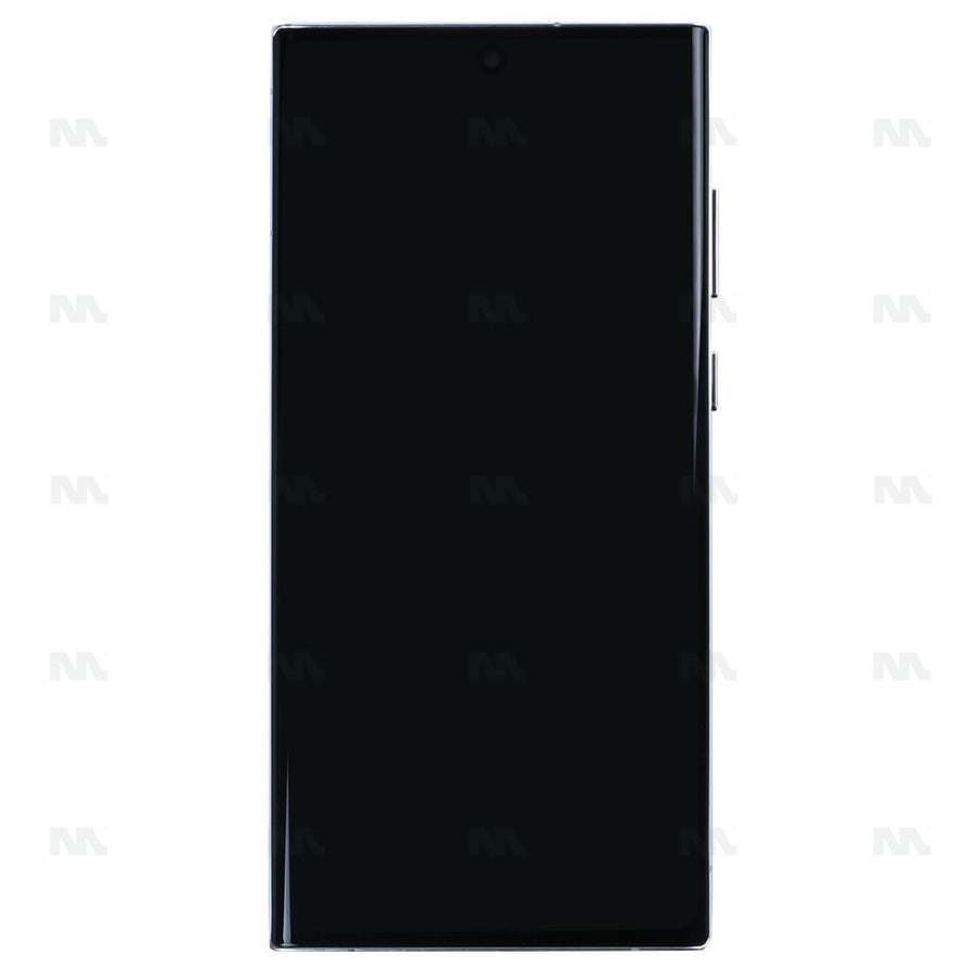 Chassis + Ecran OLED + Vitre pour Samsung Galaxy S22 Ultra S908B - Phantom White