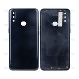Vitre arrière pour Samsung Galaxy A10s A107F avec objectif noir OEM