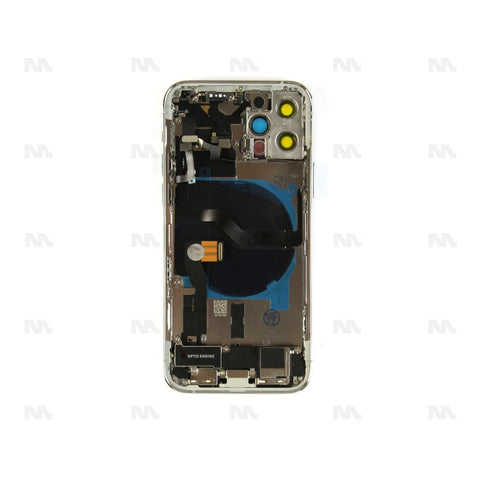 Boîtier pour Apple iPhone 12 Pro avec petites pièces argentées OEM