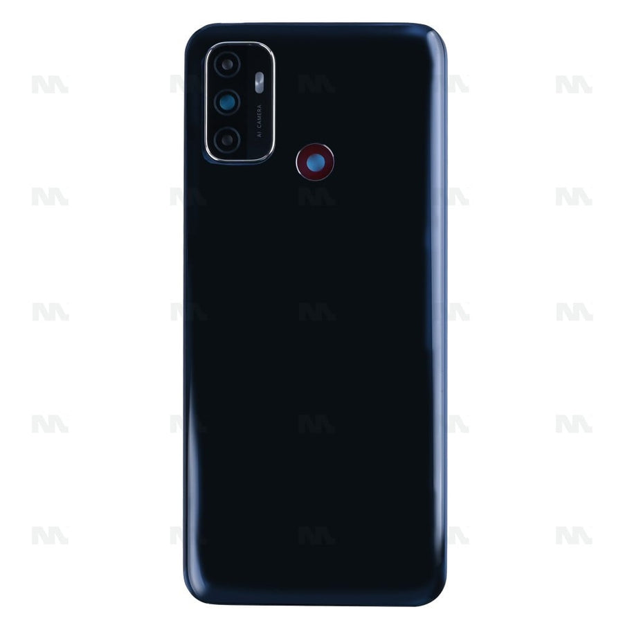 Vitre arrière avec objectif pour Oppo A53s, A53 – Noir électrique – OEM