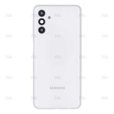Vitre arrière pour Samsung Galaxy A04s A047F avec objectif blanc OEM
