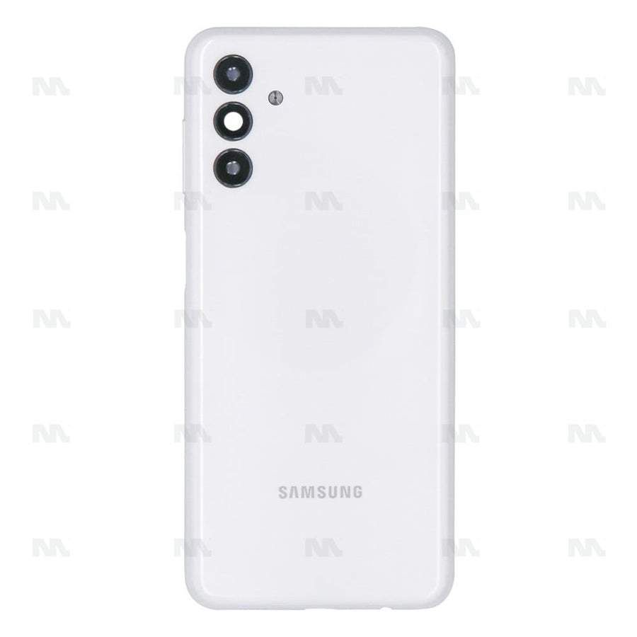 Vitre arrière pour Samsung Galaxy A04s A047F avec objectif blanc OEM