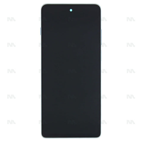 Ecran LCD complet pour Motorola Moto G200 5G (XT2175) Fame (5D68C20182 / 5D68C20079) - Glacier Blue