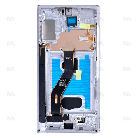 Écran complet sur châssis Soft-OLED pour Samsung Galaxy Note 10 Plus N975F - Blanc Aura
