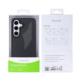 Coque Mag Carbon avec MagSafe pour Samsung Galaxy S25 – Titanium Black