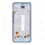 Chassis + Ecran Soft-OLED pour Samsung Galaxy A53 5G A536B - Bleu
