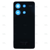 Vitre arrière pour Xiaomi Redmi Note 13 4G avec objectif, noir nuit, OEM
