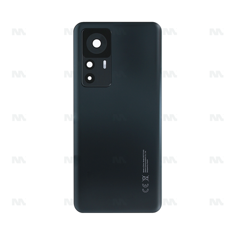 Vitre arrière Xiaomi 12T 5G (22071212AG) avec objectif noir OEM