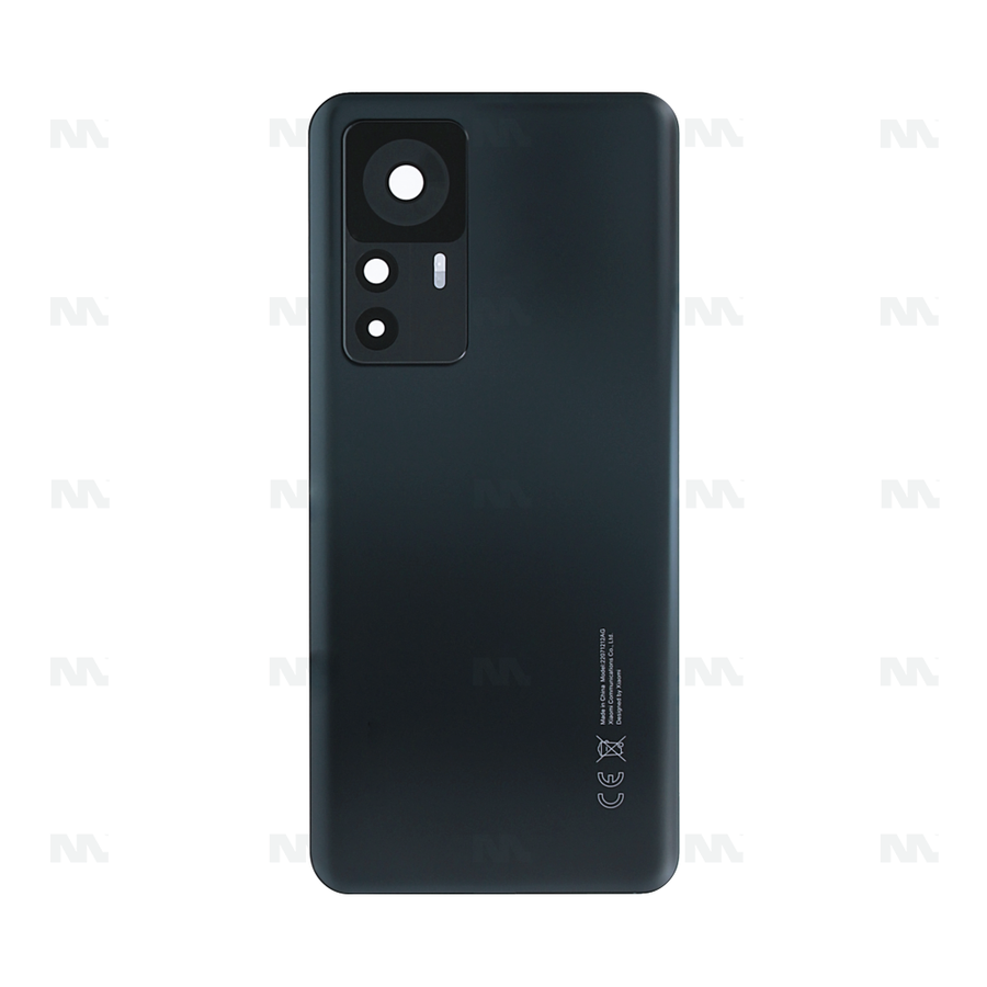 Vitre arrière Xiaomi 12T 5G (22071212AG) avec objectif noir OEM