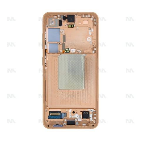 Chassis + Ecran LCD + Vitre pour Samsung Galaxy S24 (SM-S921B) Sandstone Orange Pre - Assembled