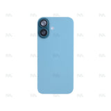 Vitre Arrière avec NFC, cadre de caméra agrandi couleur bleu sarcelle pour Apple iPhone 16 - Reconditionné