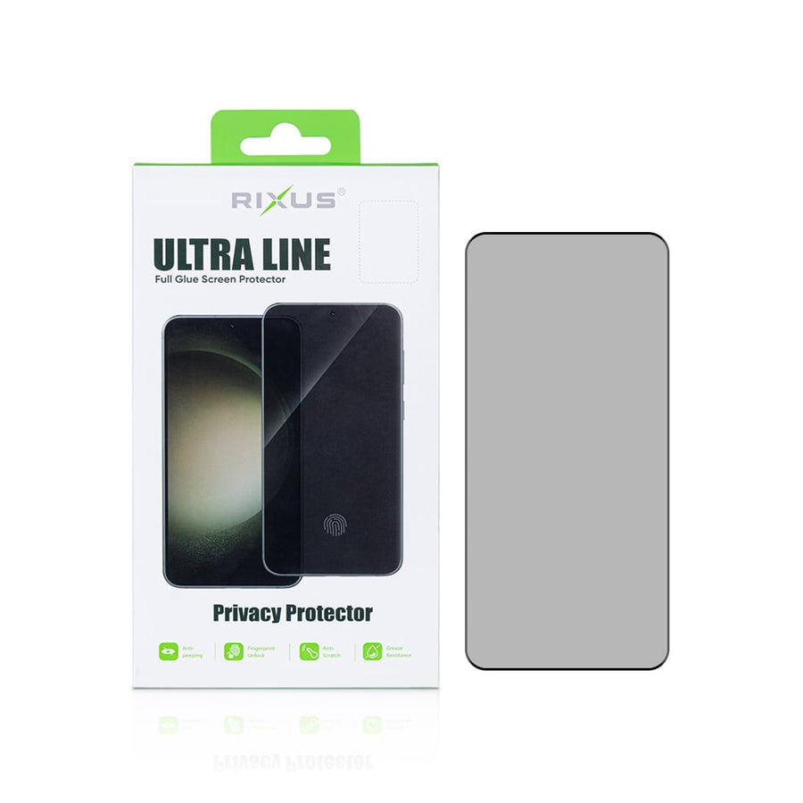 Verre trempé Rixus Privacy Ultra Line pour Samsung Galaxy S24 Plus, S25 Plus
