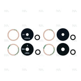 Couvercle d'objectif pour appareil photo Oppo Reno13 F 4G OEM