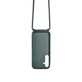 Cache-cordon pour collier Rixus TPU pour Samsung Galaxy A25 5G vert foncé