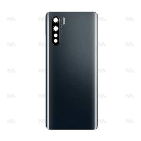 Vitre arrière Oppo A91 avec objectif noir éclatant OEM