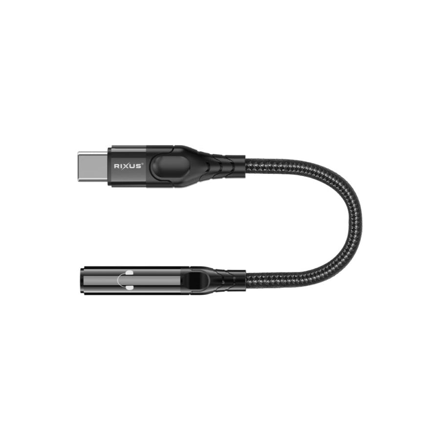 Adaptateur audio USB-C vers 3,5 mm Rixus RXMU36C femelle 10 cm