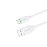 Câble de données Rixus RXU82C Boost USB-C 2 m blanc