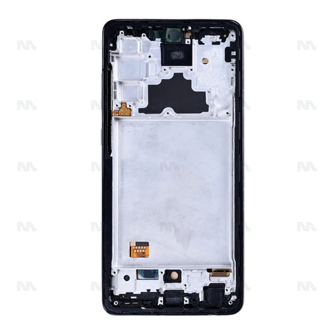 Chassis + Ecran Incell Original Service Pack pour Samsung Galaxy A72 4G A725F / A72 5G A726B - Noir